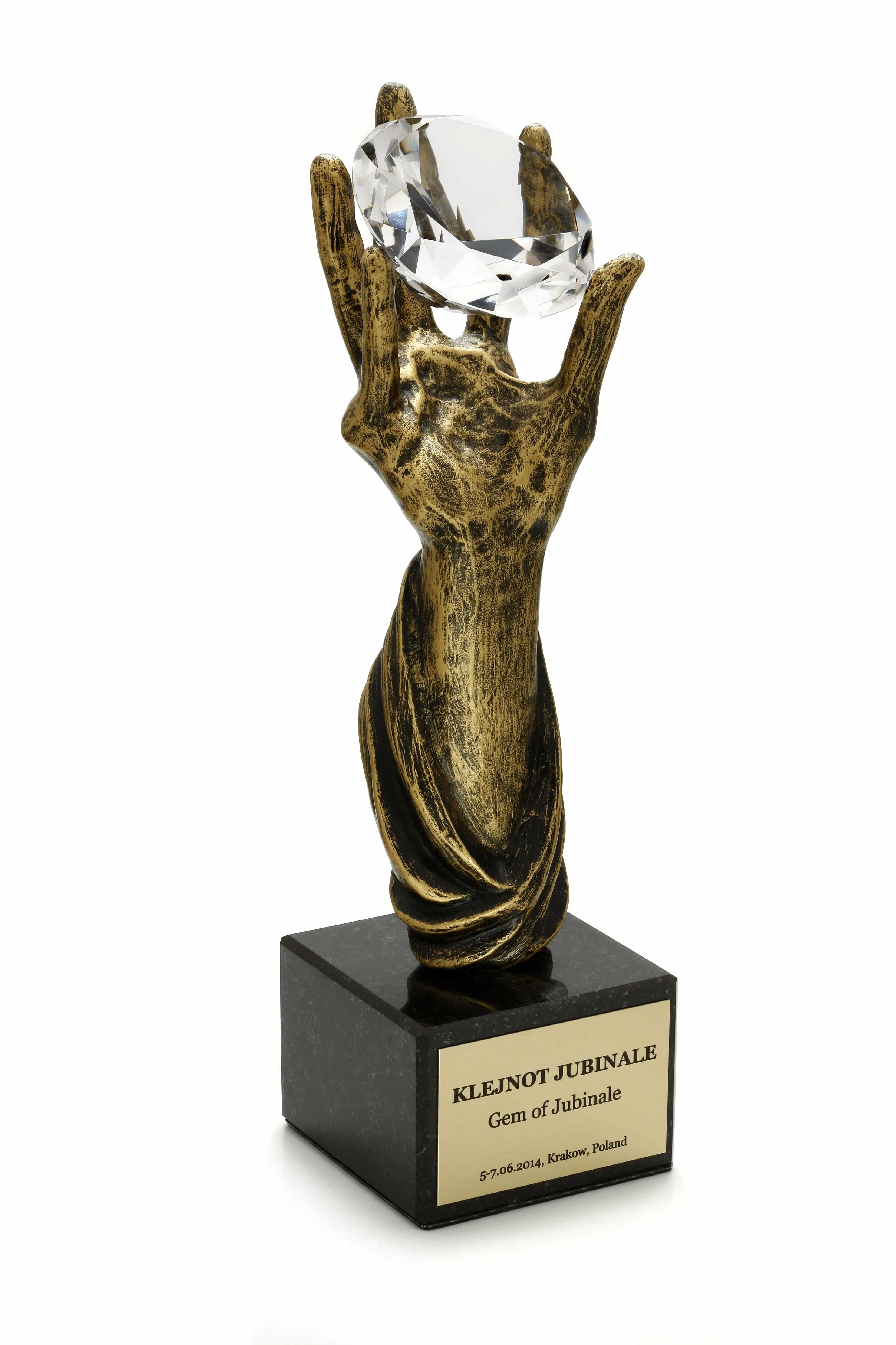 1-statuetkaKlejnotJubinale1 Letnie Targi Biżuterii i Zegarków 11-13 czerwca 2015